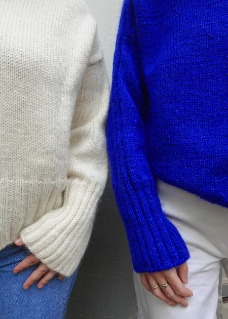 ribbed sweater knitting pattern