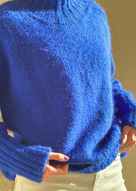 oversized sweater knitting pattern