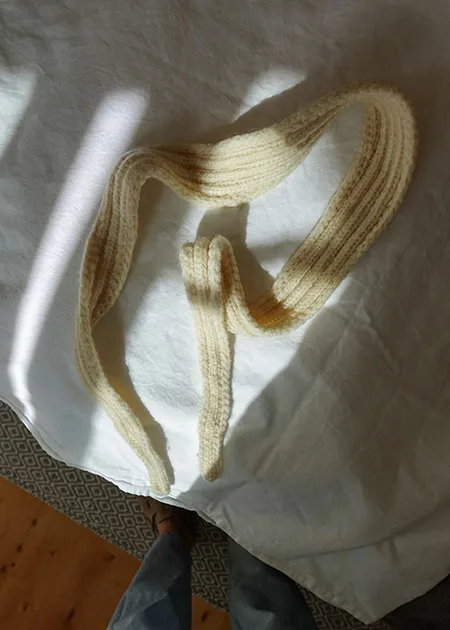 Neck Scarf knitting pattern