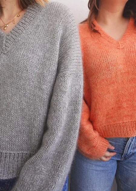 MAJA SWEATER V-NECK wemadewardrobe