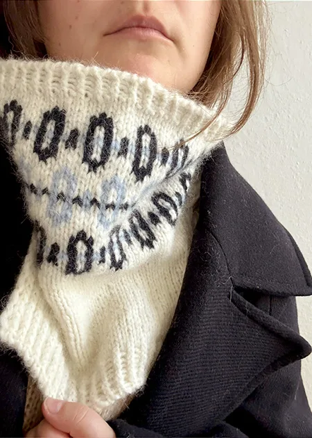 easy colourwork knitting project